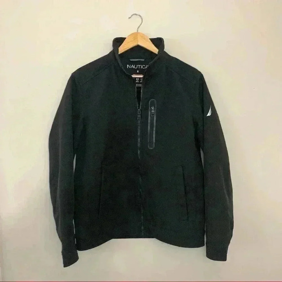 Nautica black rain resistant jacket - Picture 1 of 5